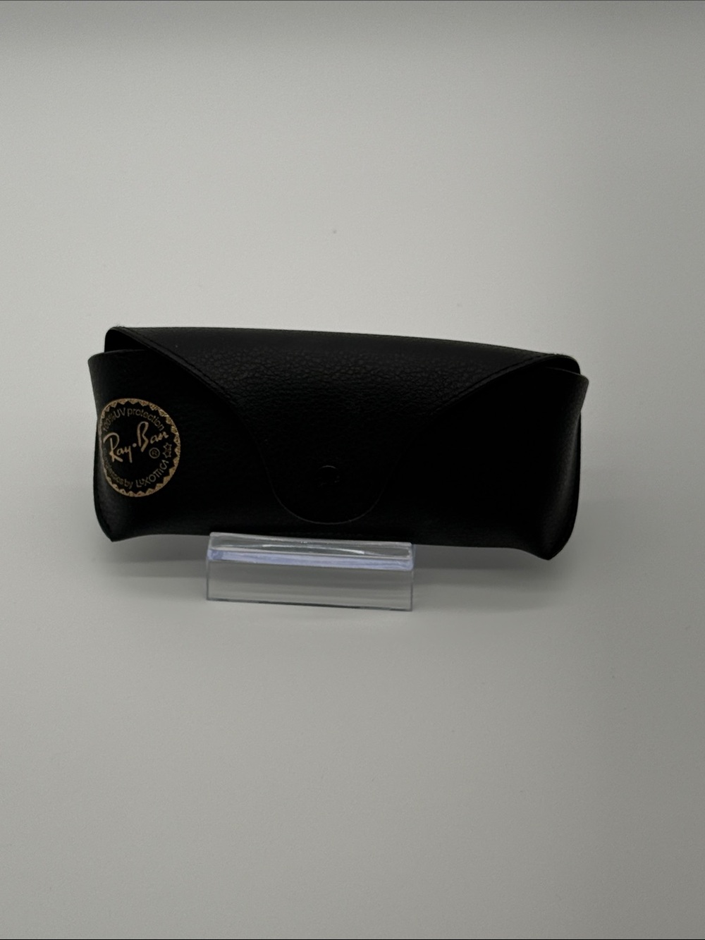 Ray-Ban Black Hard Shell Sunglasses Case with Gold Logo